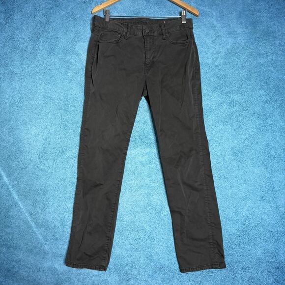 American Eagle Jeans Mens 31x30 Slim Straight Flex Stretch Gray Dark Wash - Picture 1 of 16